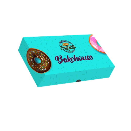 Small Donut Box | Holds Two Donuts | Personalize with Your Logo and Contact Details